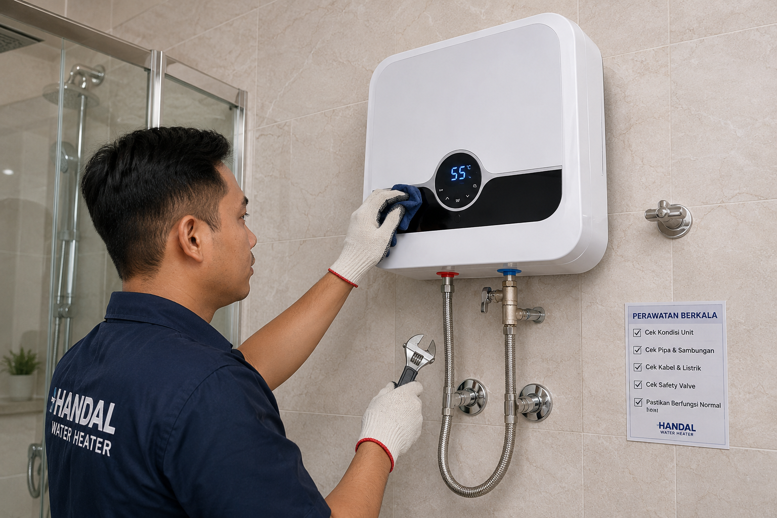 Perawatan berkala water heater