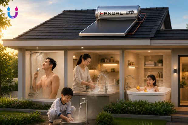 Rekomendasi Pemanas Air untuk Kebutuhan Air Hangat Keluarga dengan teknologi modern yang membantu menyediakan air hangat nyaman untuk aktivitas mandi dan kebutuhan rumah tangga sehari hari